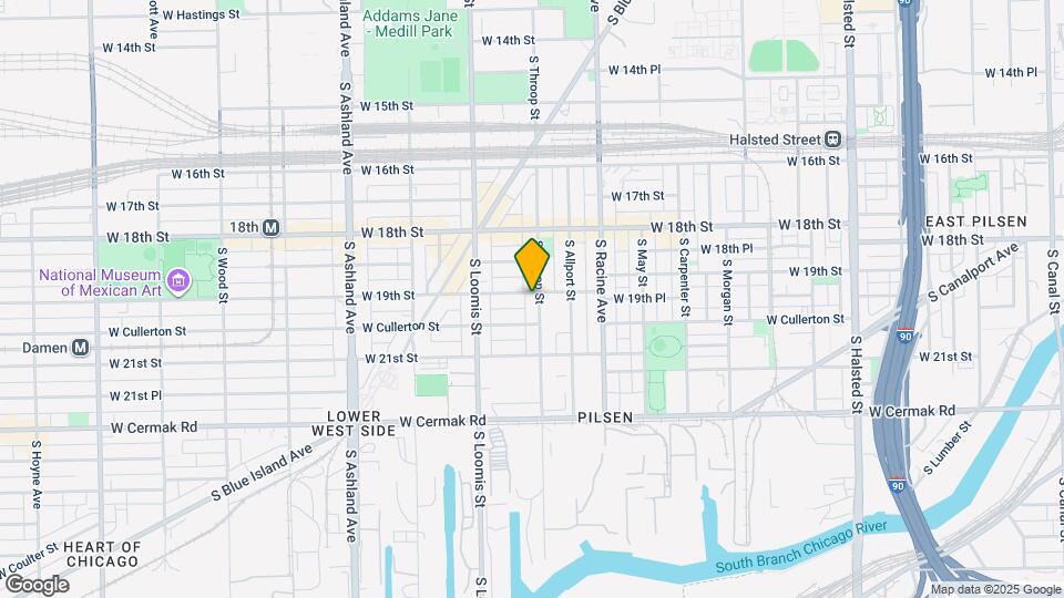 1900 S Throop St, Unit 9 Map and Location Details