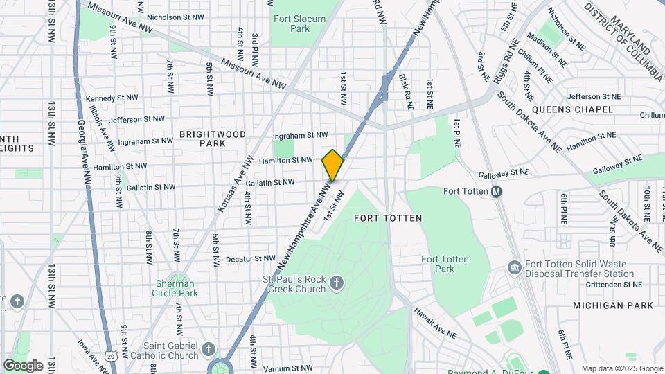 5061 New Hampshire Ave NW Map and Location Details