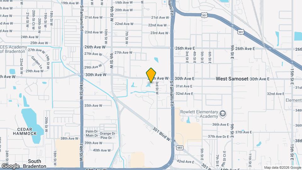 305 30th Ave W, Unit A207 Map and Location Details