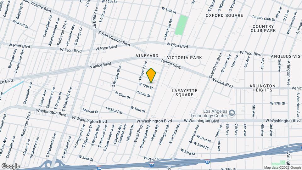 4521 W 17th St Map and Location Details