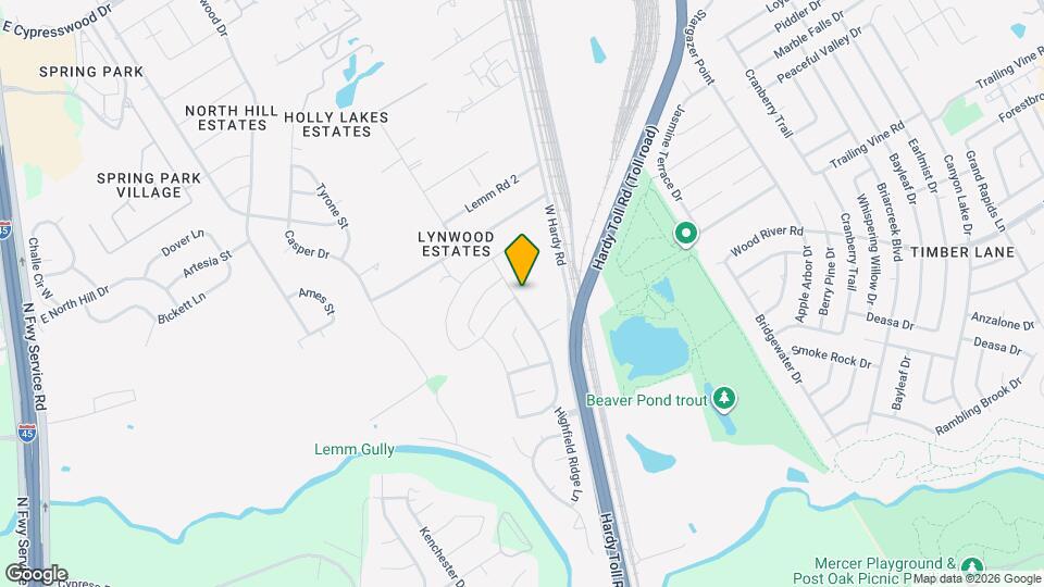 22810 Highland Bluff Ln Map and Location Details