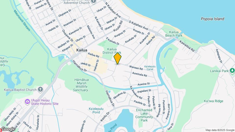409 Kailua Rd Map and Location Details