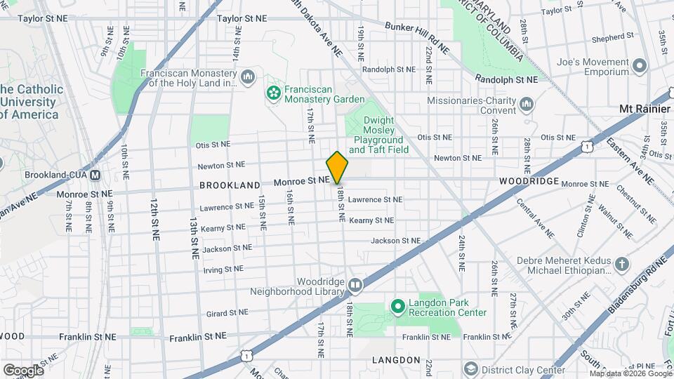 3418 18th St NE Map and Location Details