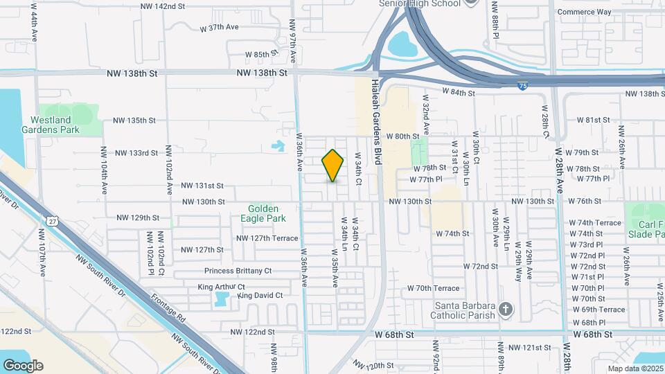 7698 W 34th Ln Map and Location Details