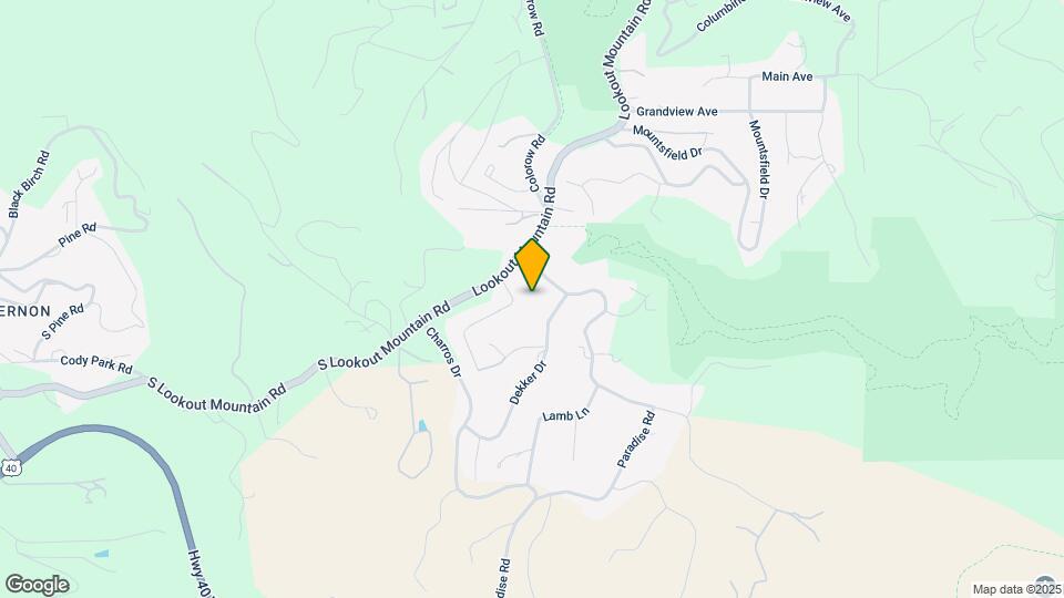 34 Lookout Mountain Cir Mapa y Detalles de la Ubicación