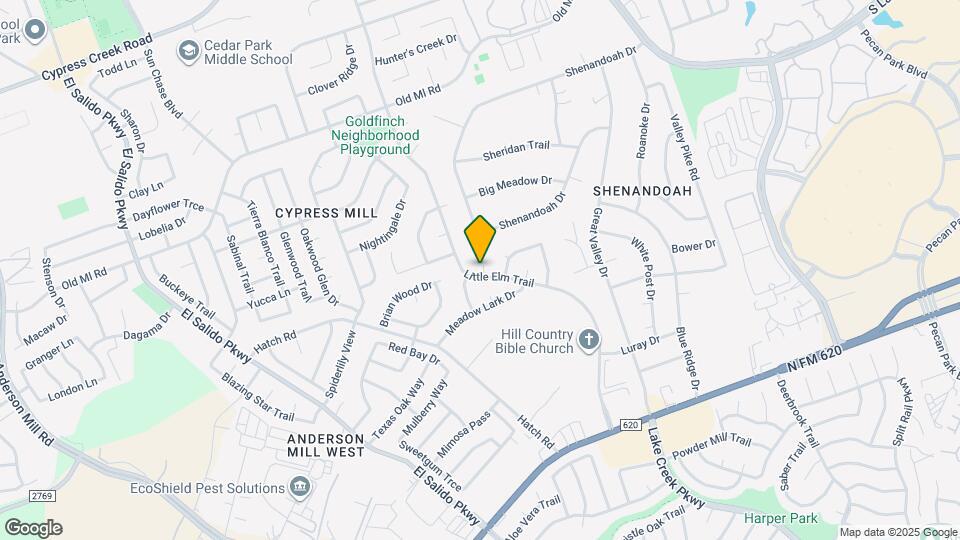 2812 Little Elm Trail Map and Location Details