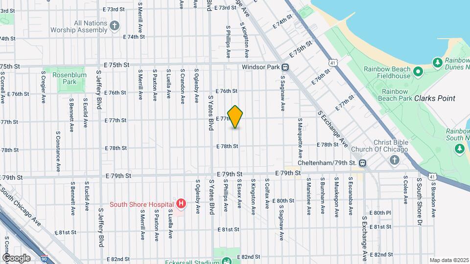 7730 S Essex Ave Mapa y Detalles de la Ubicación
