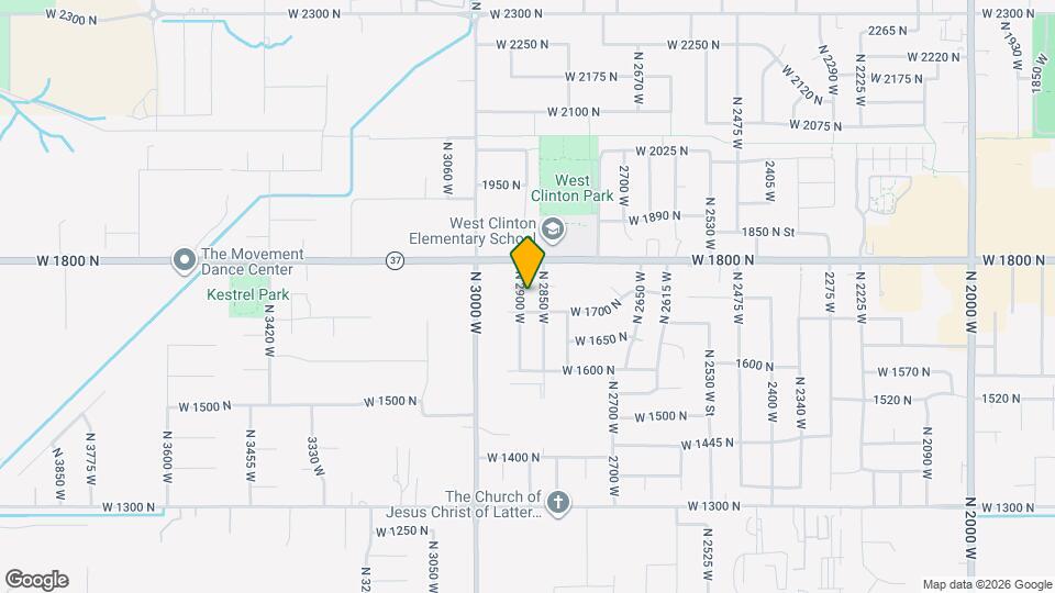 1718 N 2900 W Map and Location Details