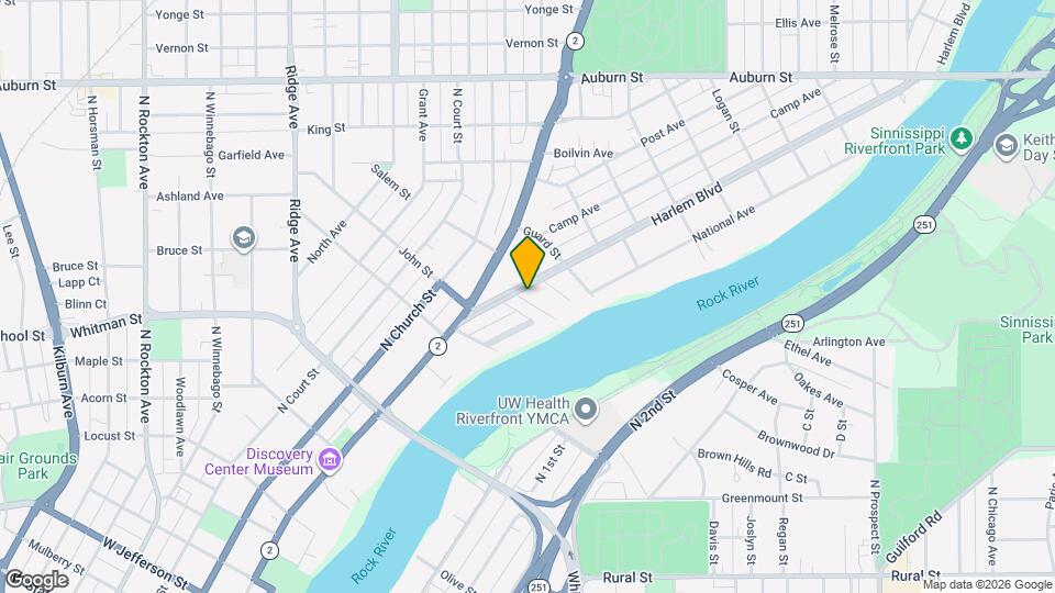 1103 Harlem Blvd, Unit 2, upper Map and Location Details