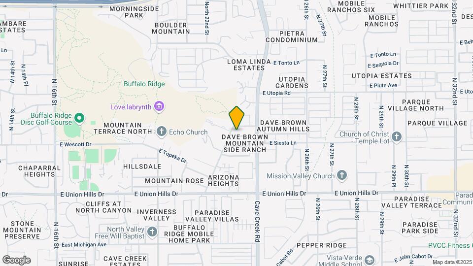 2212 E Wescott Dr Map and Location Details
