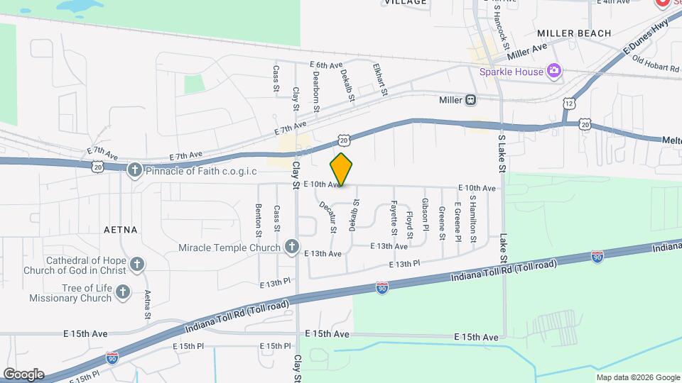 5121 E 10th Ave Mapa y Detalles de la Ubicación