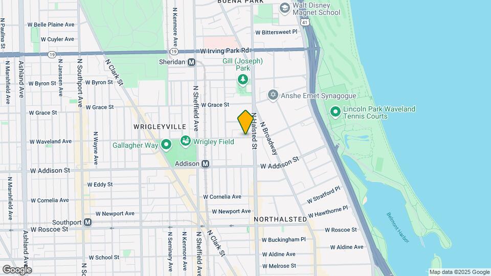 819 W Waveland Ave Map and Location Details