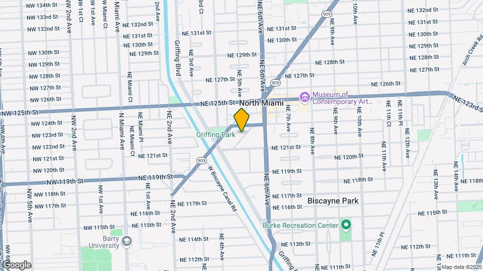 12124 NE 5th Ave Map and Location Details