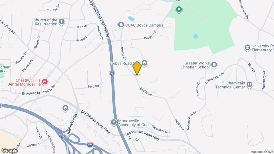 655 Beatty Rd Map and Location Details