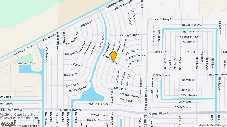 2825 NW 3rd Pl Map and Location Details