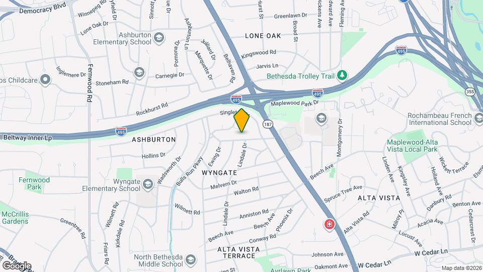 5915 Ryland Dr Mapa y Detalles de la Ubicación