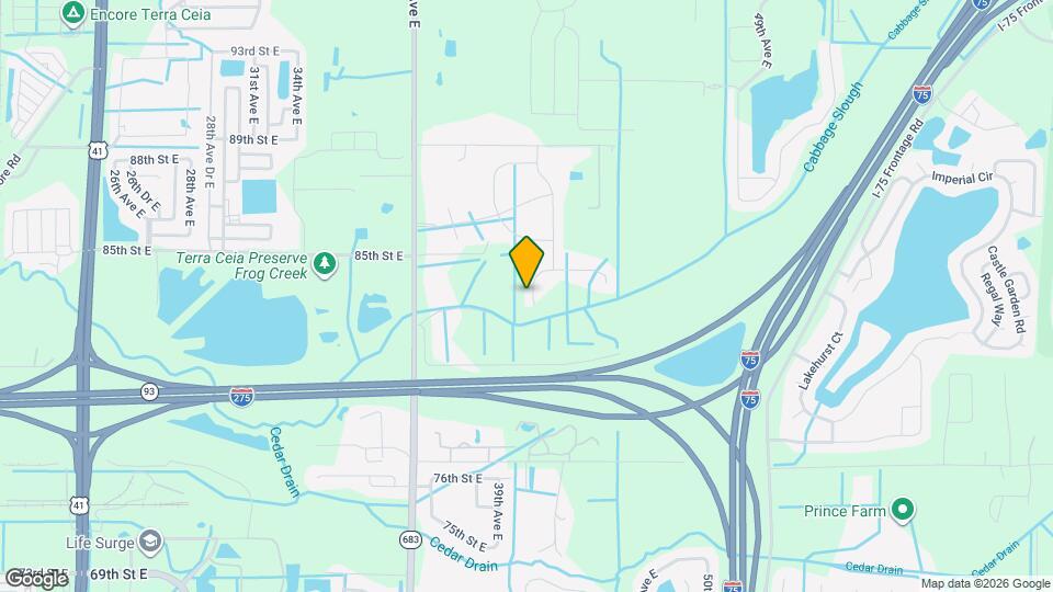 4014 84th Ct E Map and Location Details