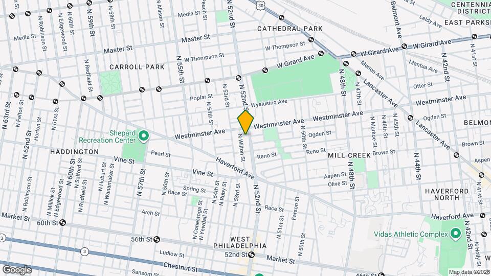 434 N 52nd St Mapa y Detalles de la Ubicación