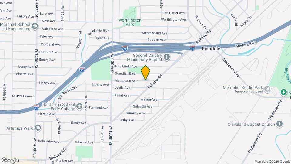 12413 Matherson Ave Map and Location Details