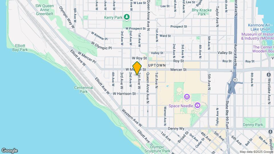 515 1st Ave W Map and Location Details