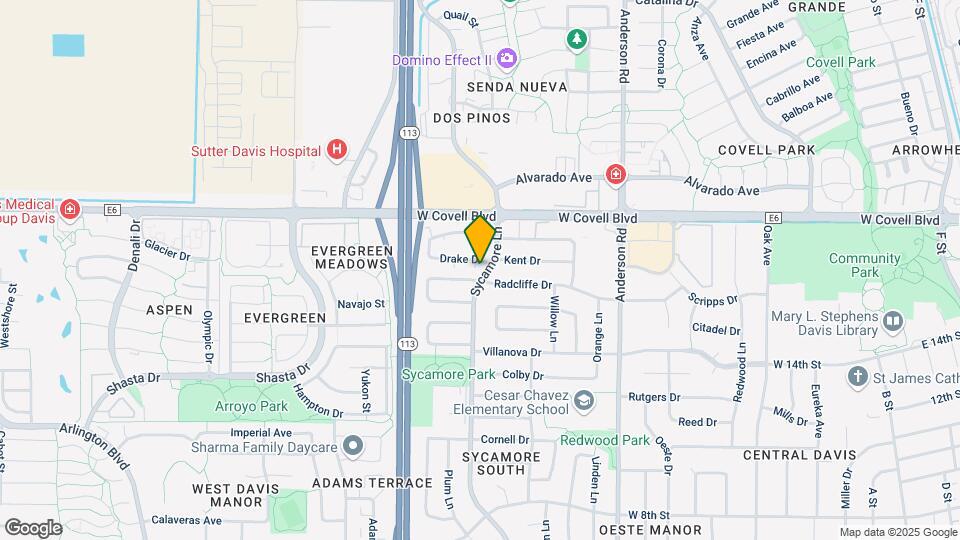 1801-1811 Sycamore Ln Mapa y Detalles de la Ubicación