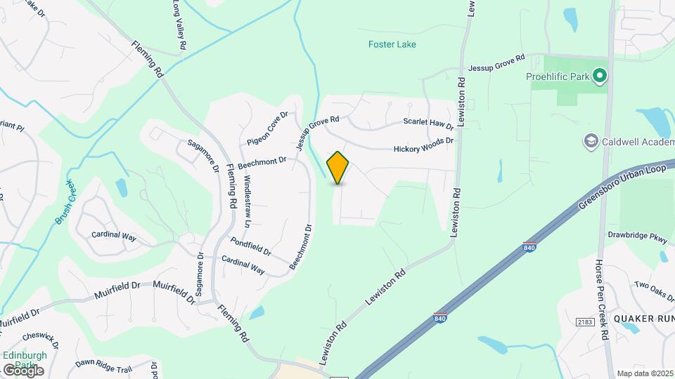 3391 Valley Crossing Dr Map and Location Details