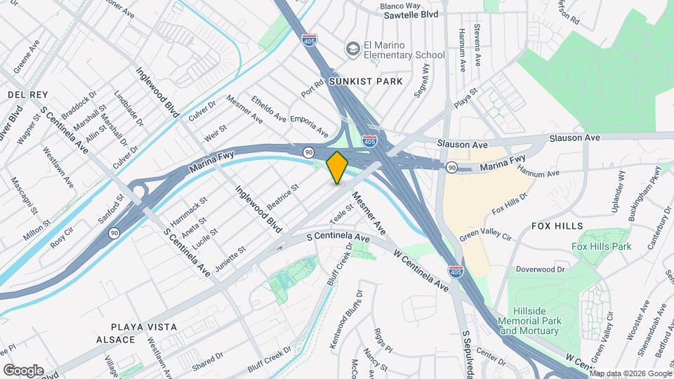 11817 Jefferson Blvd Mapa y Detalles de la Ubicación