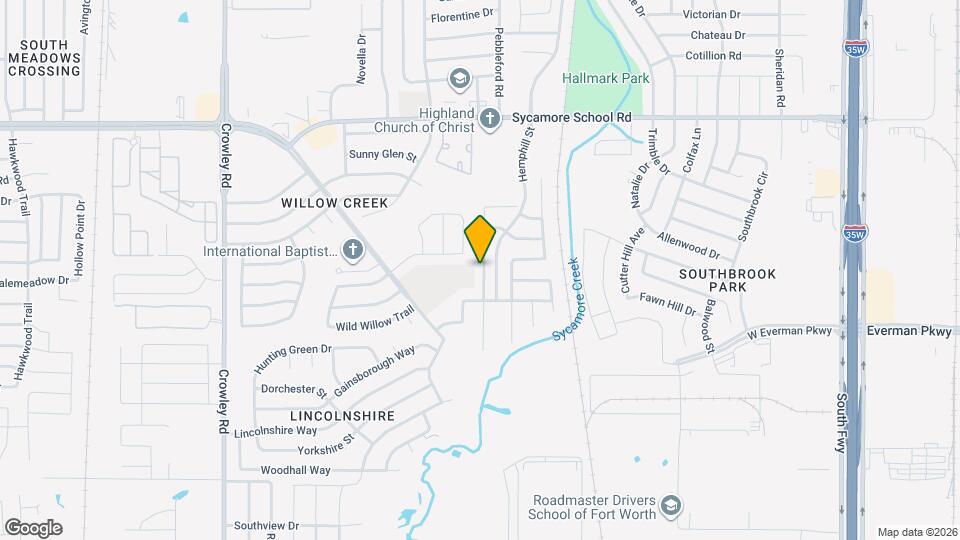 8320 Autumn Creek Trail Map and Location Details