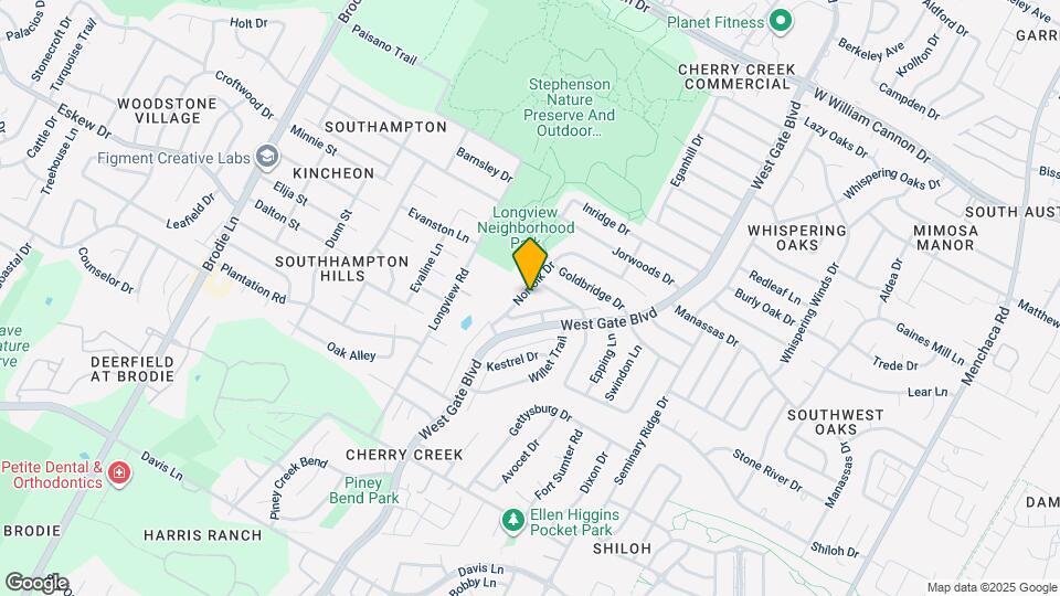 2923 Norfolk Dr Map and Location Details