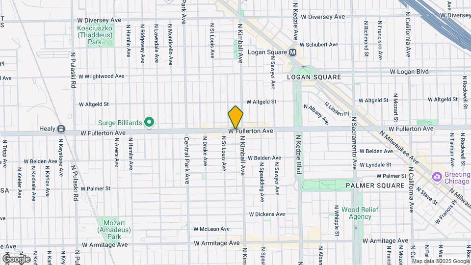 3407 W Fullerton Ave, Unit 2 Mapa y Detalles de la Ubicación