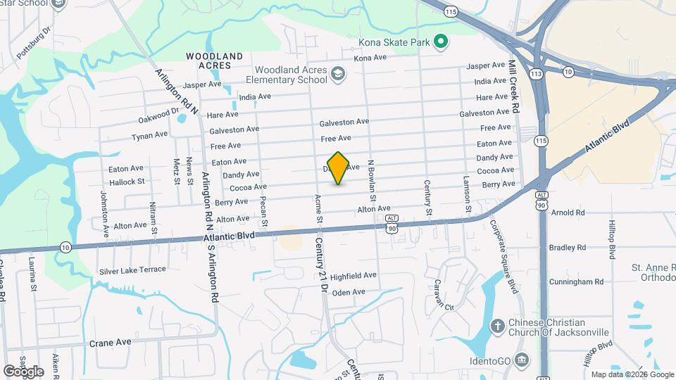 8205 Berry Ave Map and Location Details