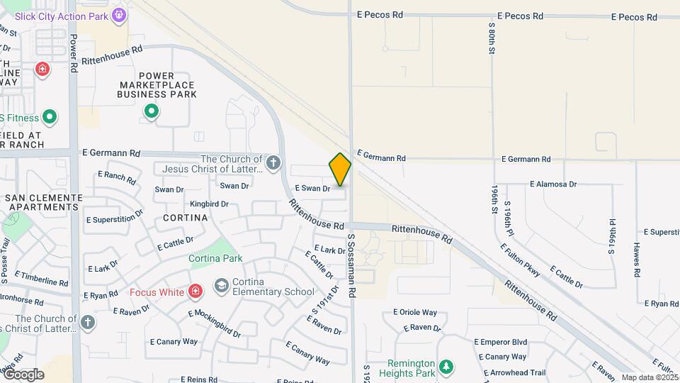 19181 E Swan Dr Map and Location Details