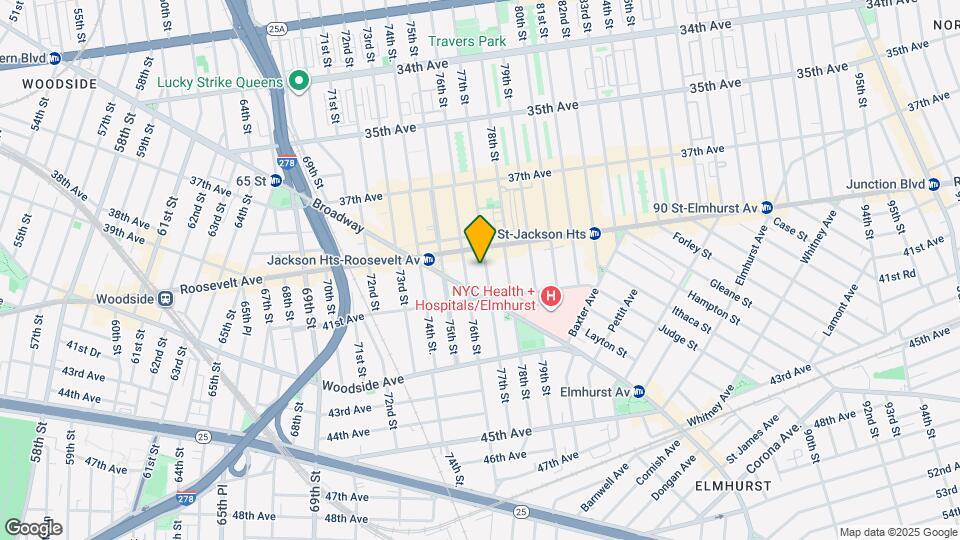 4024 77th St, Unit Second floor Map and Location Details