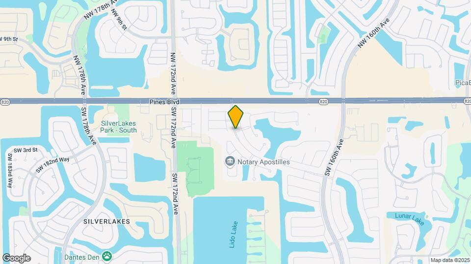17166 SW 1st Ct Map and Location Details