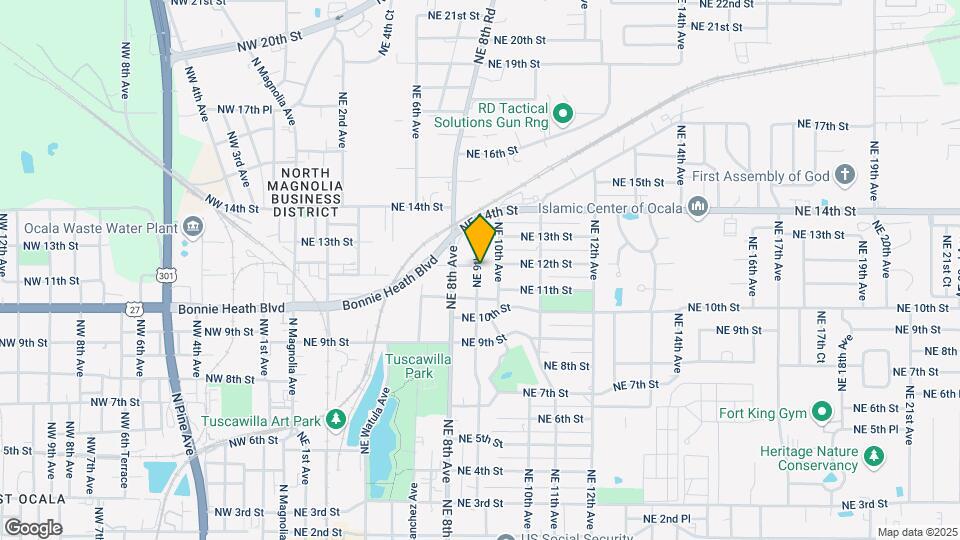 1137 NE 9th Ave Map and Location Details