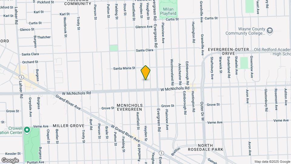 17144 Heyden St Map and Location Details