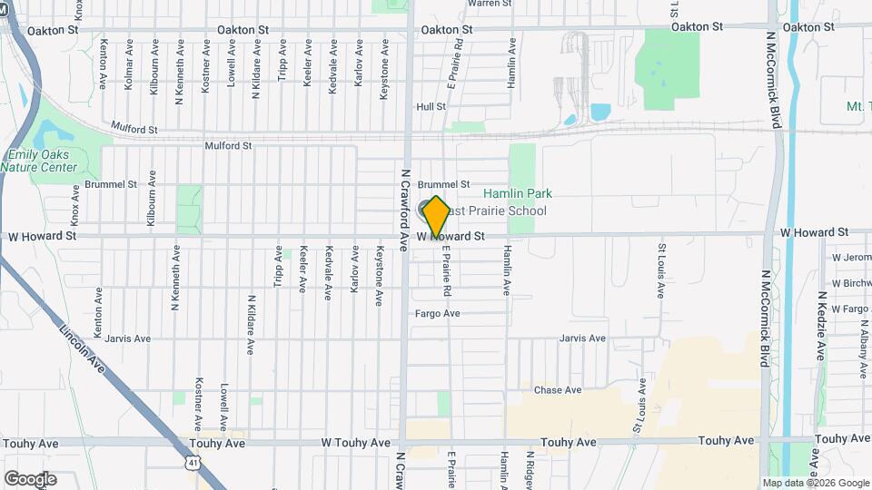 3909 Howard St, Unit 101 Map and Location Details