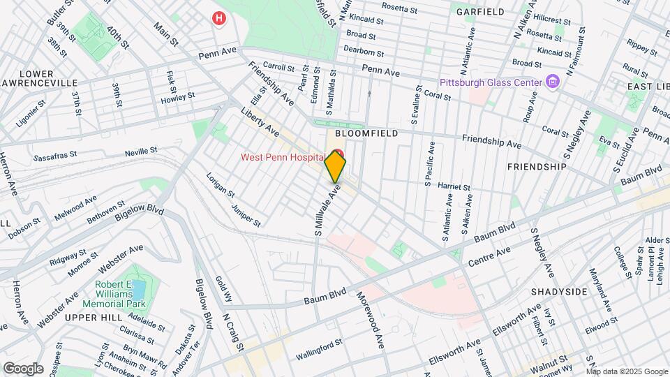 512 S Millvale Ave Mapa y Detalles de la Ubicación