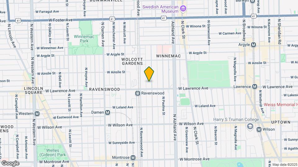 4816 N Hermitage Ave Mapa y Detalles de la Ubicación