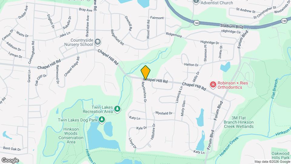 2212 Chapel Hill Rd Map and Location Details