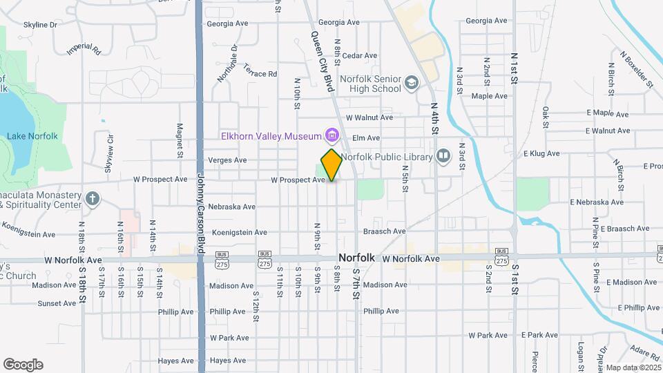 313 N 8th St Mapa y Detalles de la Ubicación