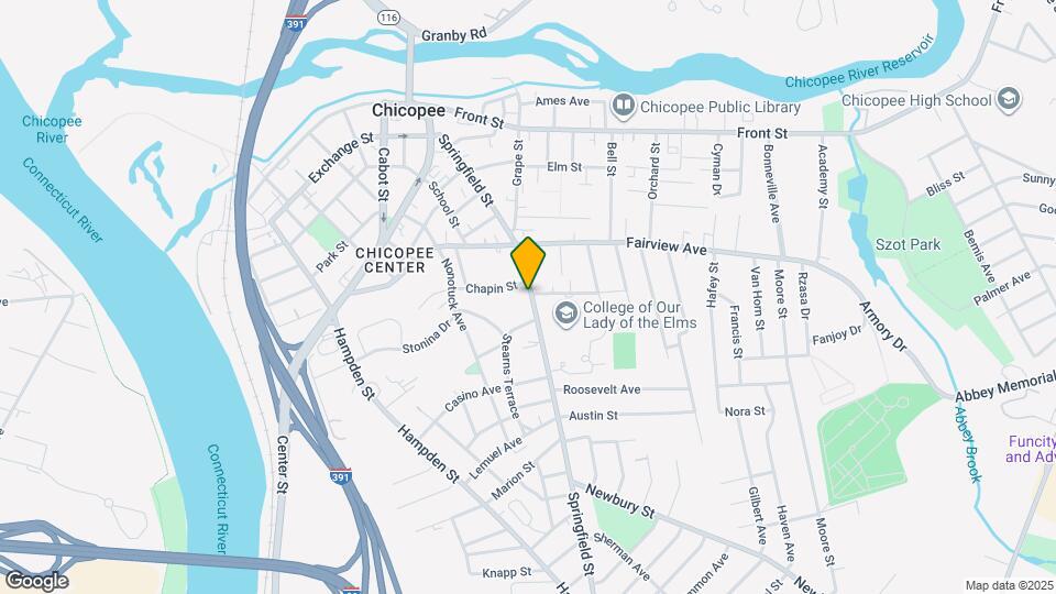 240 Springfield St Map and Location Details