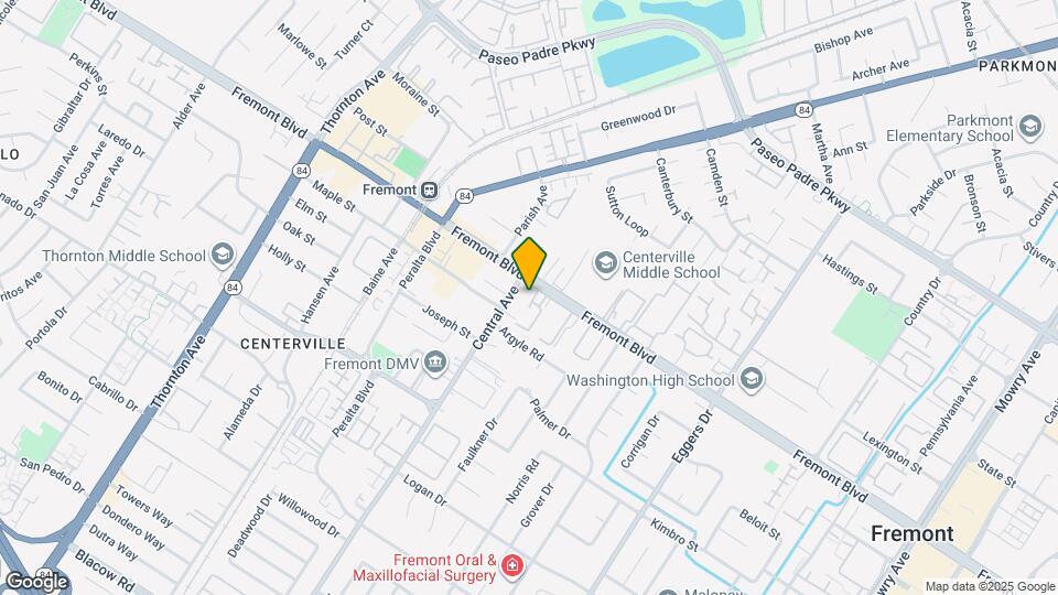 4038 Central Ave Map and Location Details