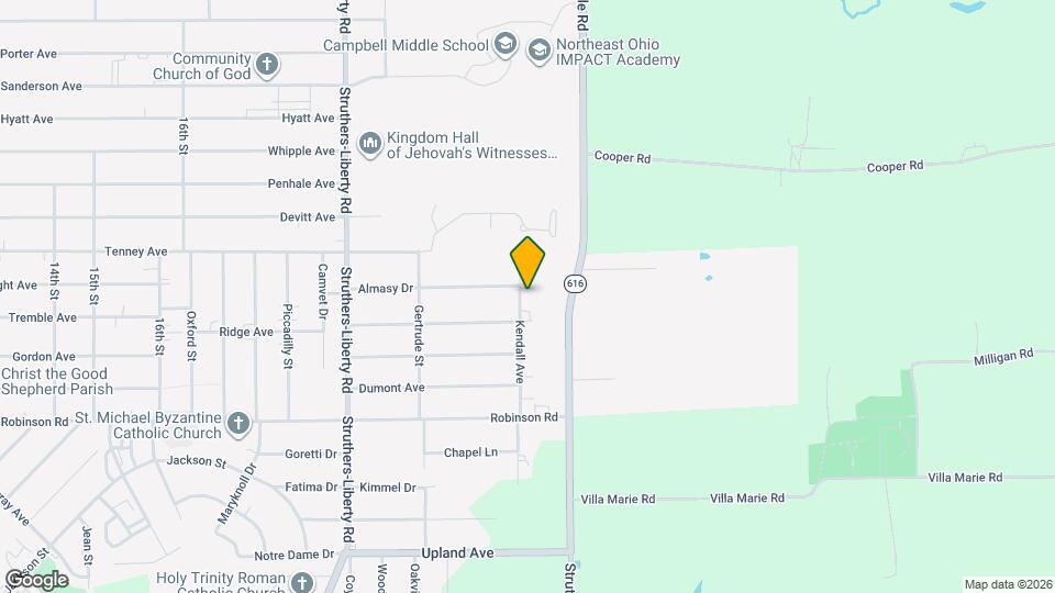 341 Kendall Ave Map and Location Details