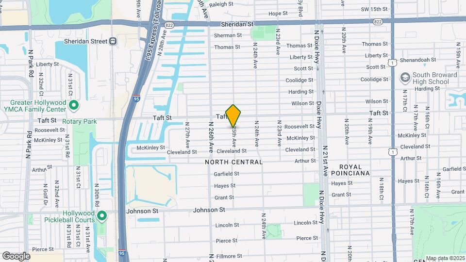 1520 N 25th Ave Map and Location Details