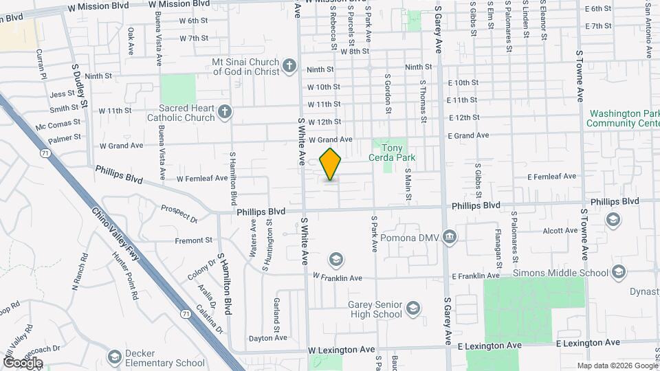 1445 S Rebecca St Mapa y Detalles de la Ubicación