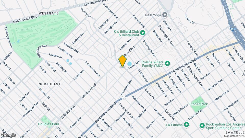 1231 S Bundy Dr Mapa y Detalles de la Ubicación