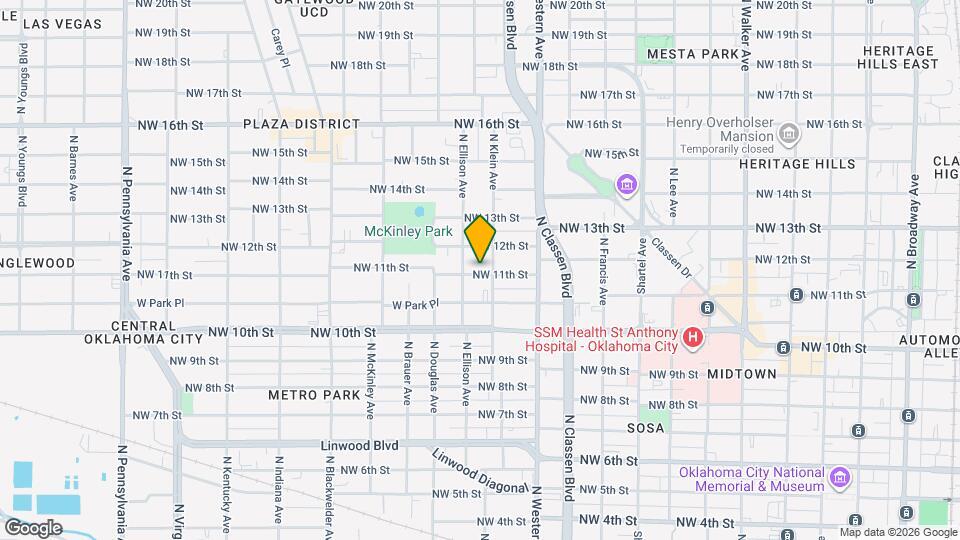 1209 NW 11th St Map and Location Details