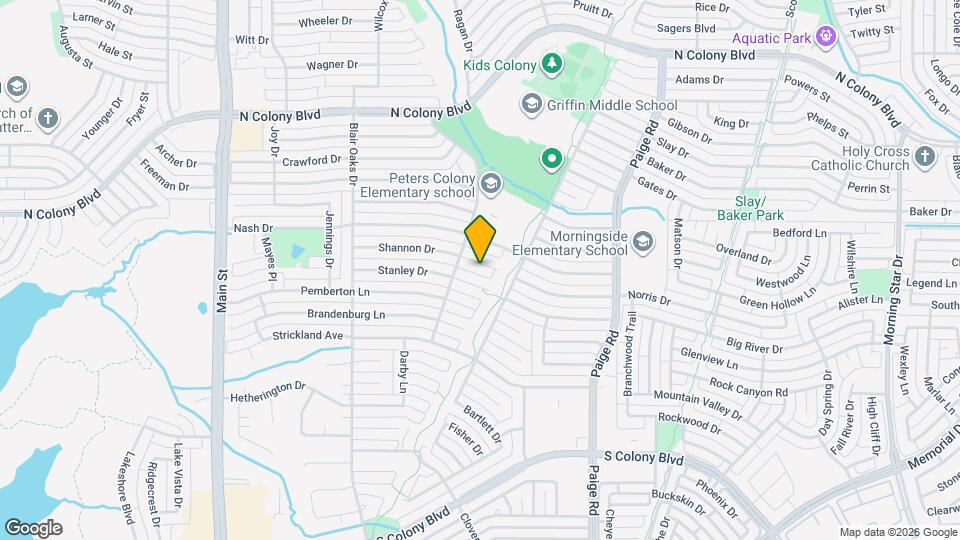 5116 Shannon Dr Map and Location Details