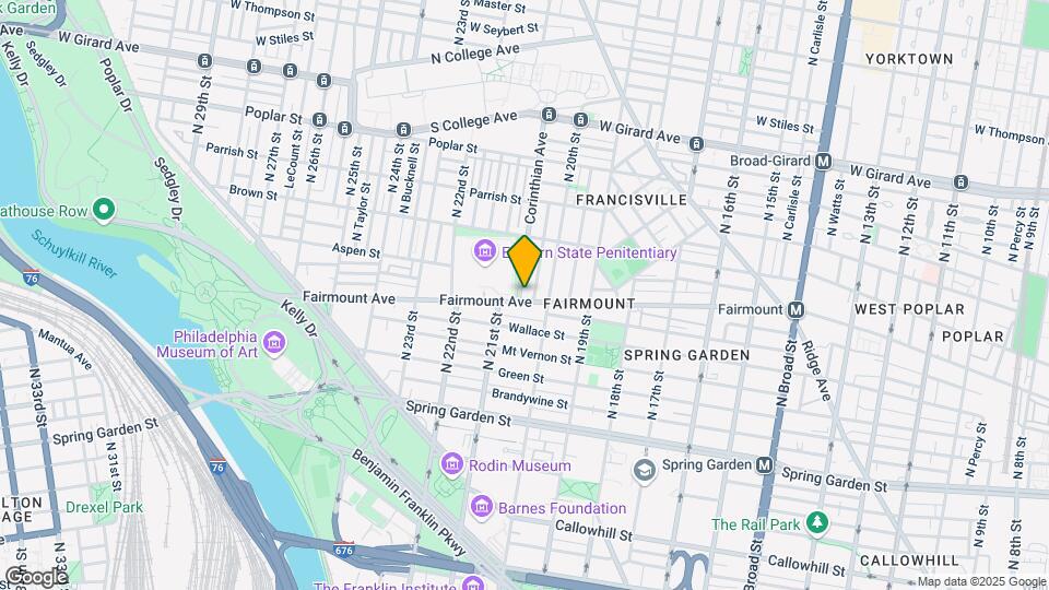 2023 Fairmount Ave Map and Location Details